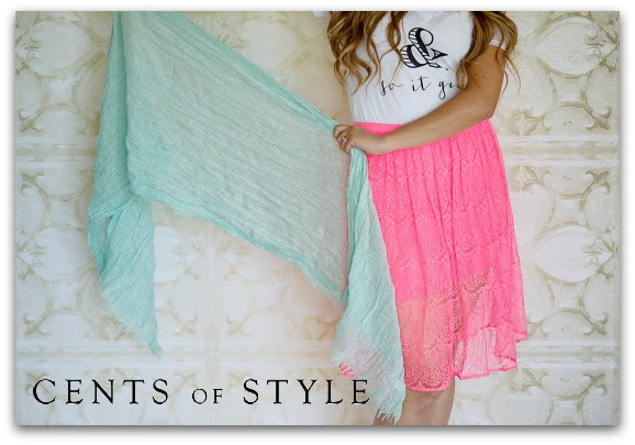 Fashion Friday Metallic Scarf