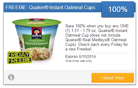 SavingStar Freebie Friday - 06.13.2014