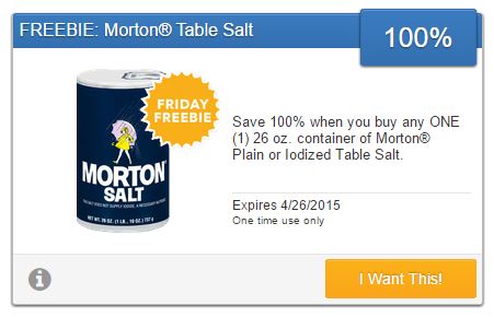 SavingStar - Morton Table Salt