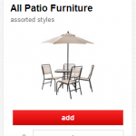 New Target Cartwheel Discount – 40% OFF Patio Furniture