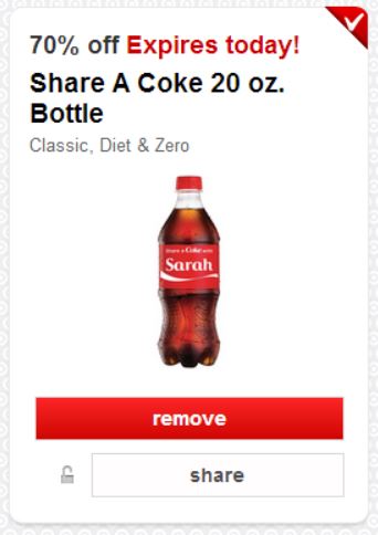Coca Cola Target Cartwheel