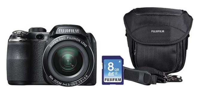 Fujifilm - FinePix S4830 16.0-Megapixel Digital Camera - Black