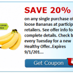Save 20% On Loose Bananas With New SavingStar Offer