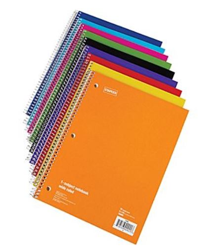 Staples Notebooks