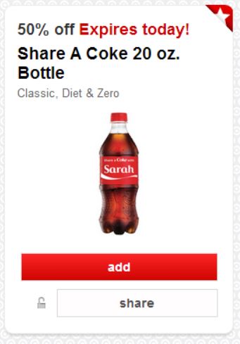 Target Share A Coke Cartwheel