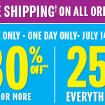 The Children’s Place – Up To 80% OFF + FREE Shipping (Extended!)