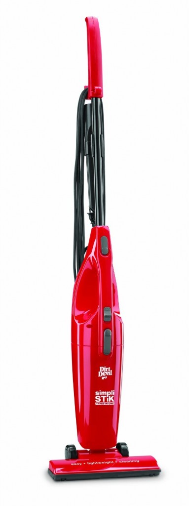 Dirt Devil Simpli-Stik Lightweight Corded Bagless Stick Vacuum, SD20000RED