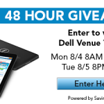 Dell Venue Tablet Giveaway
