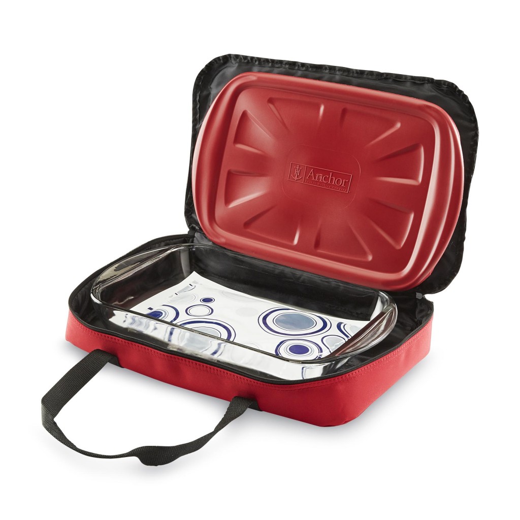 Anchor Hocking  4-Piece Bake 'N' Take Mobile Glass Bakeware Set