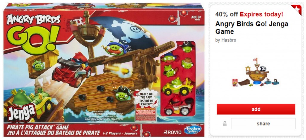 Angry Birds Go! Jenga Game