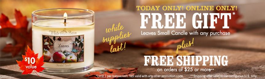 Bath & Body Works Leaves Candle