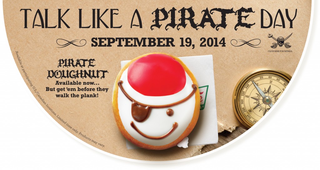 Krispy Kreme Talk Like A Pirate