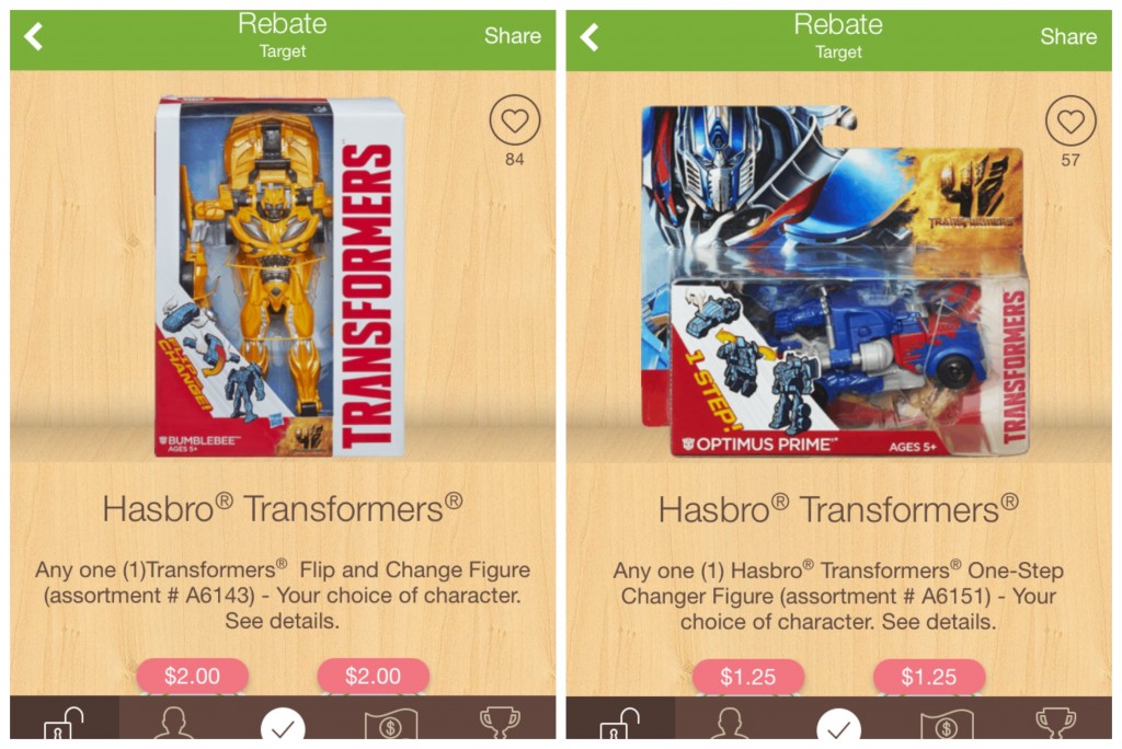 Transformers Ibotta Rebates