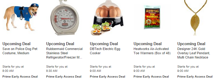 Amazon Prime Early Access Deals