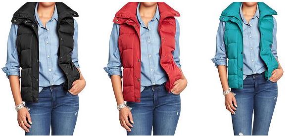 Old Navy Puffs Vests