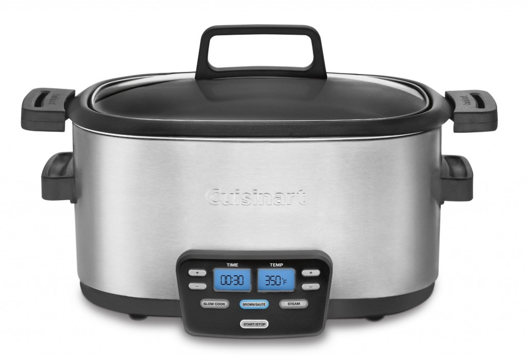 Cuisinart MSC-600 3-In-1 Cook Central 6-Quart Multi-Cooker Slow Cooker, Brown-Saute, Steamer