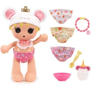 Lalaloopsy Babies Diaper Surprise Doll, Cinder Slippers