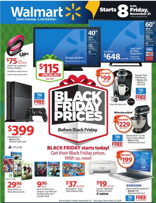 *HOT* Walmart Early Black Friday Deals Online NOW