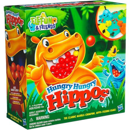 Elefun & Friends Hungry Hungry Hippos Game