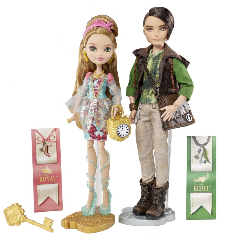 Ever After High Ashlynn Ella & Hunter Huntsman Doll, 2-Pack