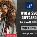 $50 Gap Gift Card Giveaway (20 Winners!)