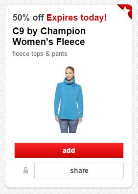 C9 by Champion Women's Fleece Target Cartwheel