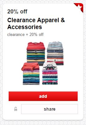 Clearance Apparel Target Cartwheel