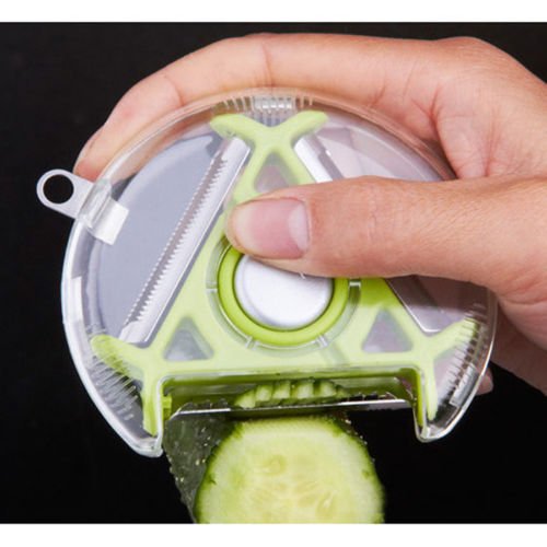 Practical 3-in-1 Kitchen Peeler Rotary Peeler For Fruits Vegetables Chopper Tool