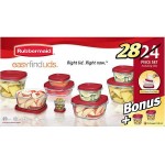 TWO Rubbermaid 24-Piece Plus 4 Food Storage Sets For Just $20