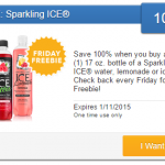 New Saving Star Friday Freebie Offer – 100% Cash Back On Sparkling ICE Products