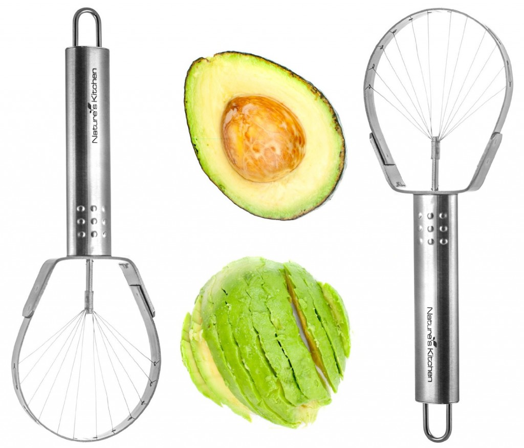 Avocado Slicer by Nature's Kitchen - Commercial Grade Stainless Steel
