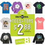 Crazy 8 – Tees, Tops, Shorts & More For As Low As $2.88
