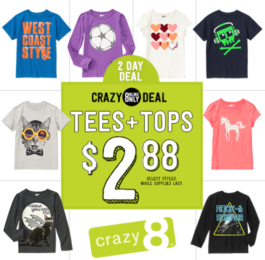 Crazy8 $2.88 Sale