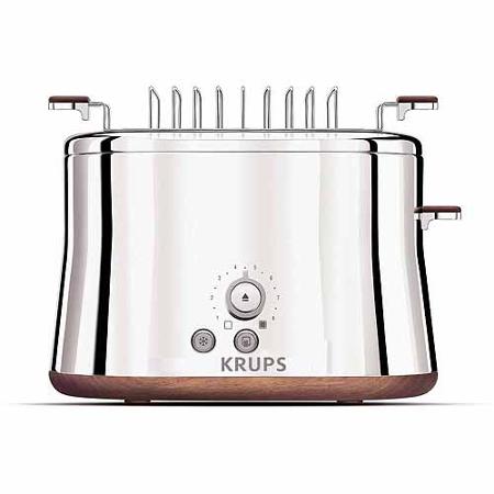 KRUPS Silver Art Collection 2-Slice Toaster, Stainless Steel
