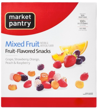 Market Pantry Fruit Snacks, 50 ct