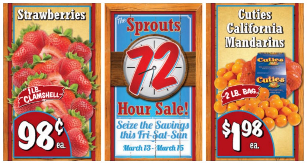 Sprouts 72 Hour Sale
