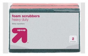 up & up® 2 Pk. Heavy Duty Foam Scrubber
