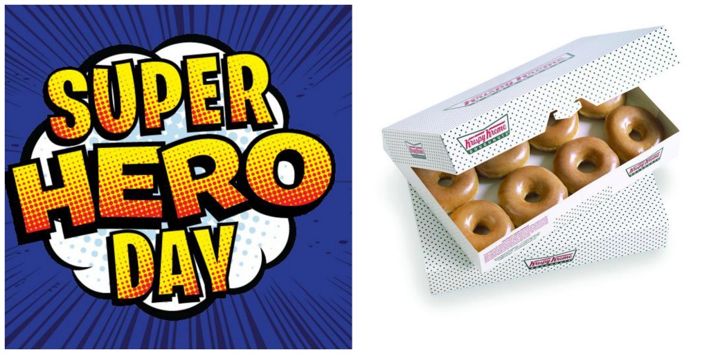 Krispy Kreme Super Hero Day