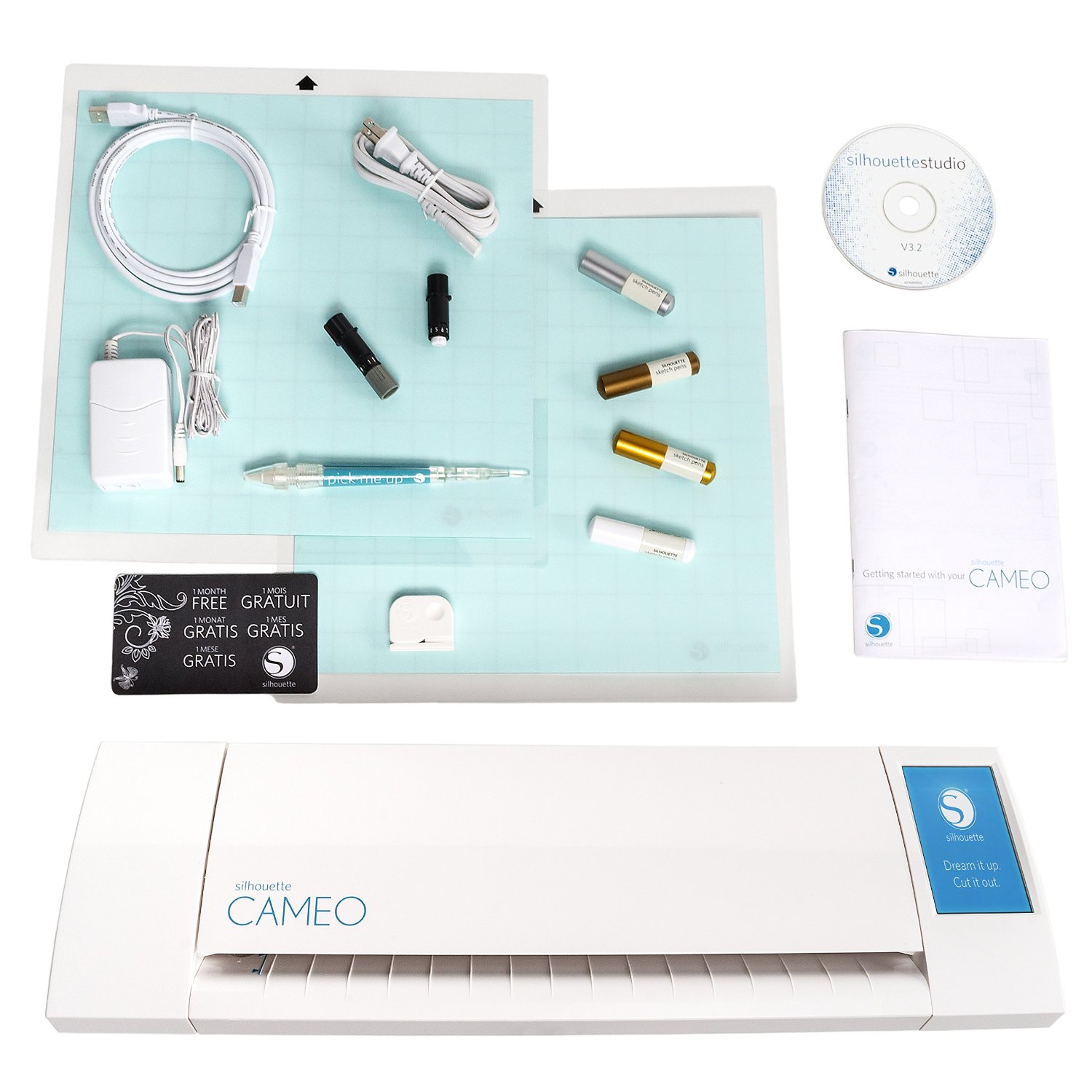 Silhouette Cameo Electronic Cutting Machine Starter Bundle