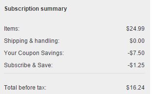 Amazon S&S Checkout