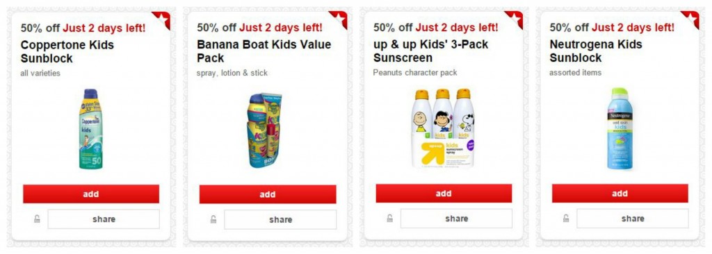 Sunscreen Target Cartwheel