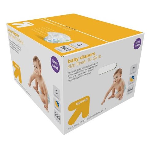 up & up Diapers Bulk Plus Pack