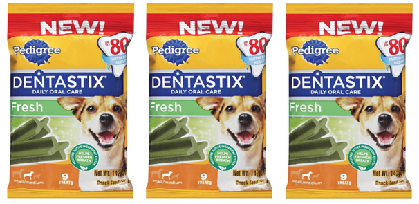 Pedigree Dentastix Dog Treats, 9-ct