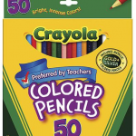 Crayola Colored Pencils 50pk Just $1.37