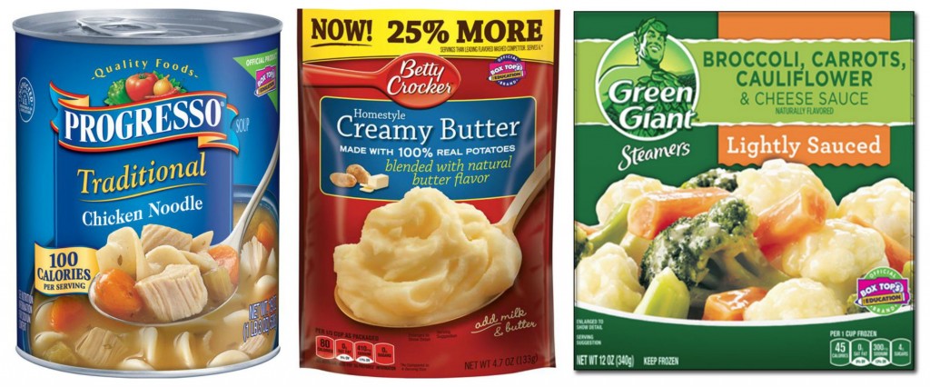 Progresso, Betty Crocker, Green Giant