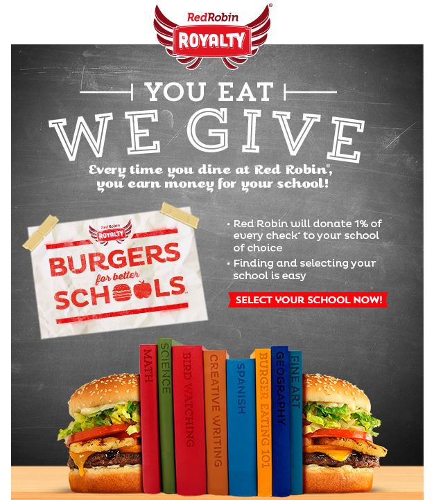 Red Robin Burgers For Better Schools