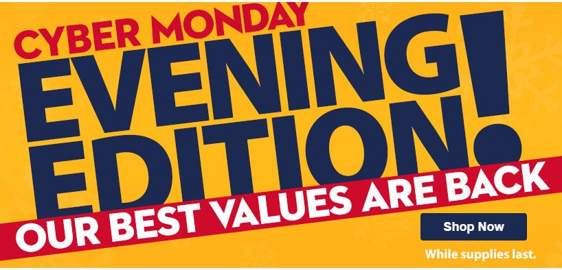 Walmart Cyber Monday Evening