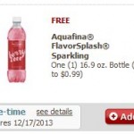 FREE Aquafina FlavorSplash Sparkling Beverage at Safeway