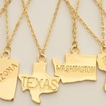 Gold State Charm Necklaces Just $12.94 Shipped