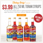 Torani Syrups Just $3.99 At Cost Plus World Market